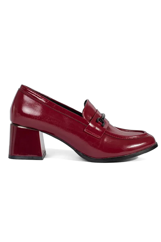 bordeaux schoenen dames mocassins op...