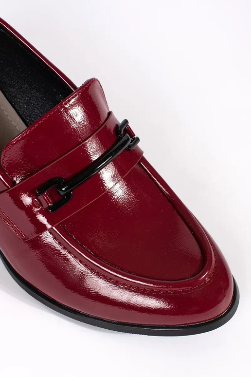 bordeaux schoenen dames mocassins op...