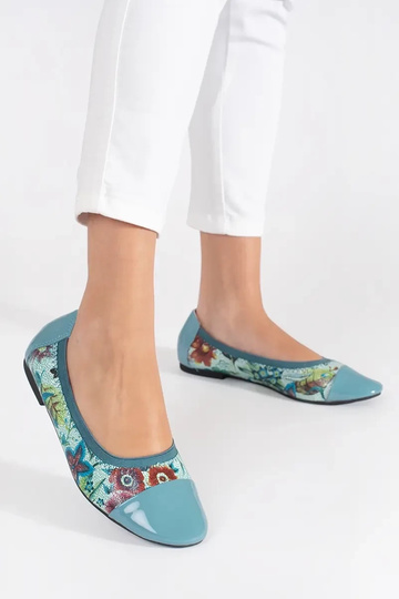 Ballerina's met lakleren neus 2