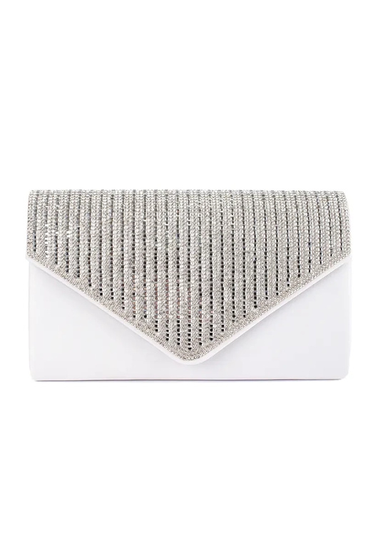zilvere kleur klein Handtas clutch...