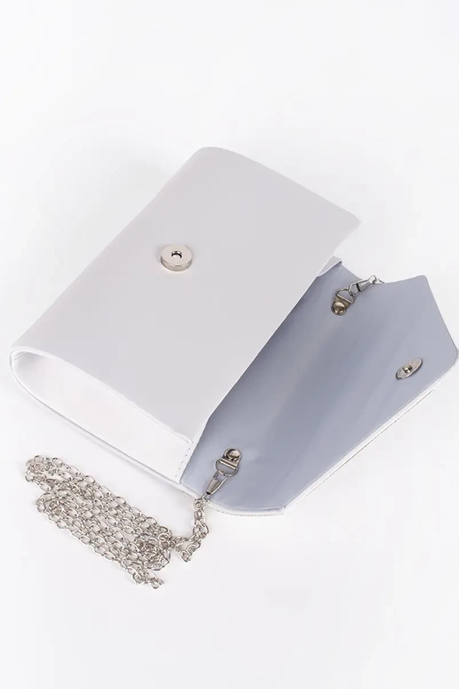 zilvere kleur klein Handtas clutch...