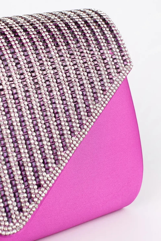 paars klein Handtas clutch tas...