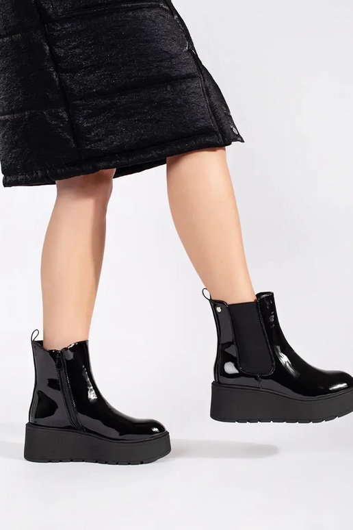 zInart gelakt Dameslaarzen op een Inig