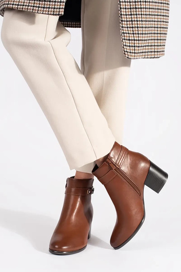 Bruine leren dameslaarzen... 2