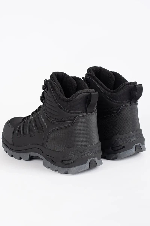 Zwarte hoge wandelschoenen voor heren