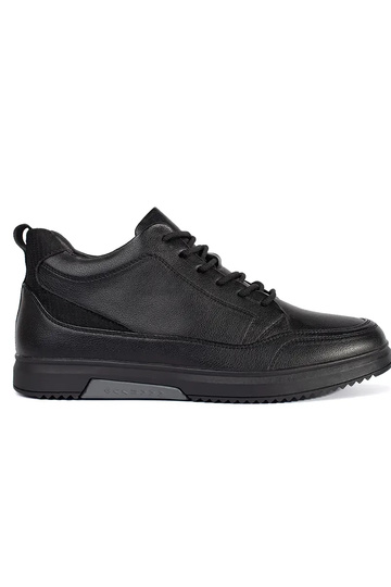 Zwarte warme heren schoenen