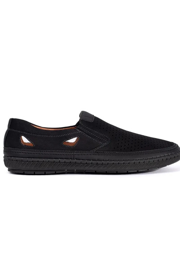 Zwarte heren mocassins met...