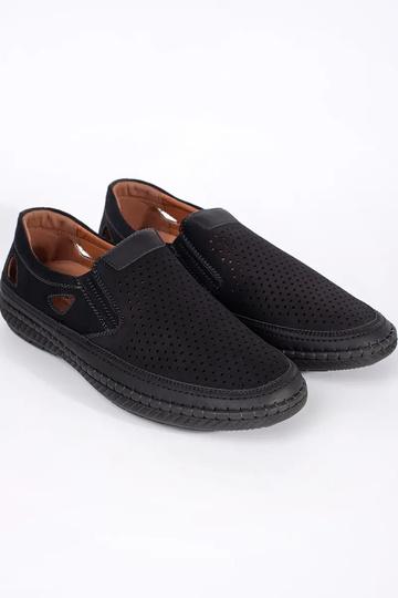 Zwarte heren mocassins met... 2