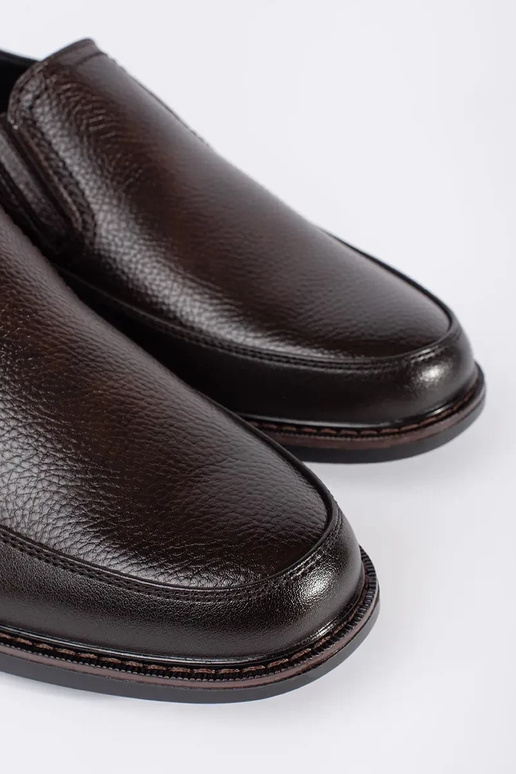 Heren open mocassins met sluiting