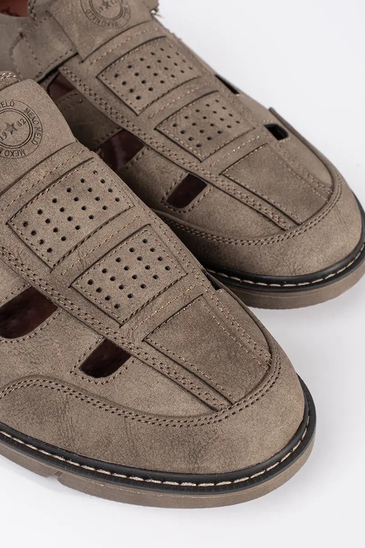 Zwarte heren sandalen