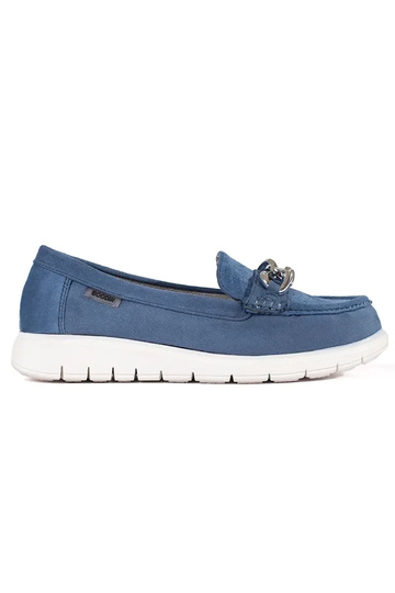 Mocassins van suède met...