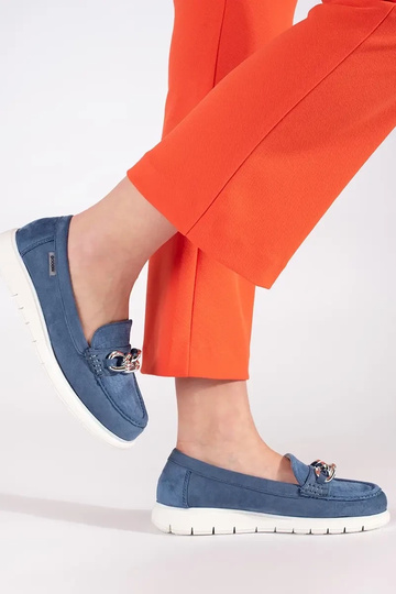 Mocassins van suède met... 2