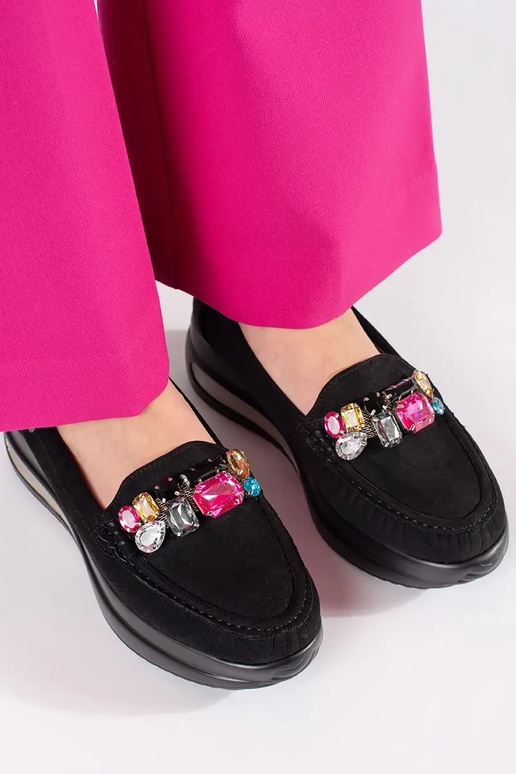 Zandkleurige instappers met...