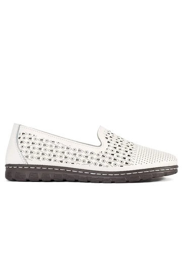 Witte open schoenen met...