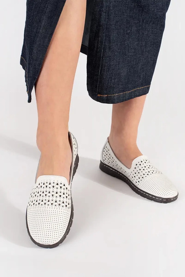 Witte open schoenen met... 2