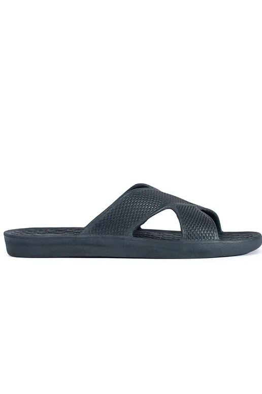 Navy blauwe heren zwembadslippers