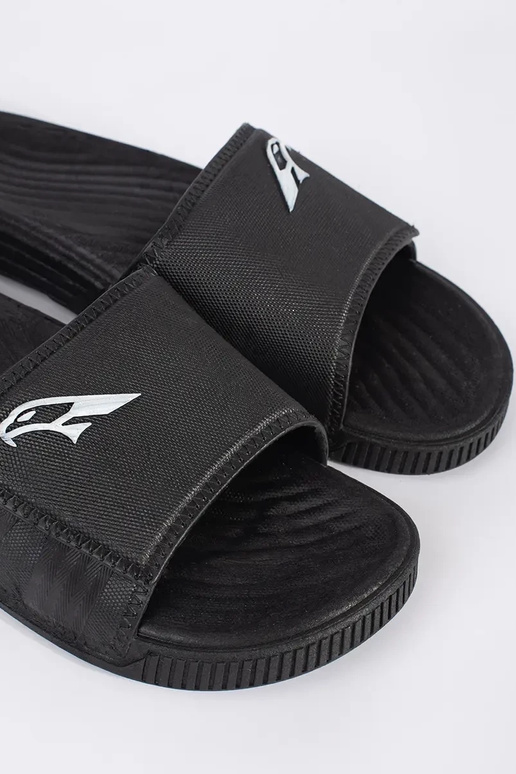 Zwarte herenslippers