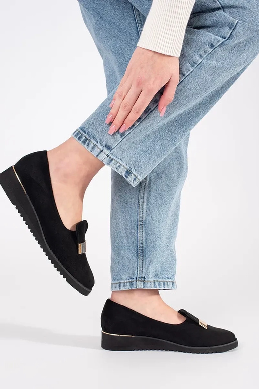 Zwarte platform schoenen