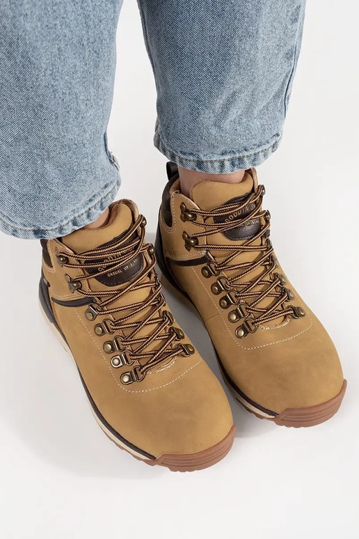 Bruine trekking schoenen