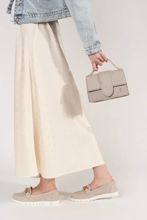 Grijze kleine handtas