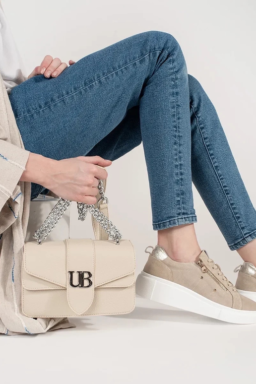 Lichtblauwe Kleine Dameshandtas met...