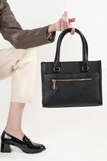 Zwarte tas met rits 2