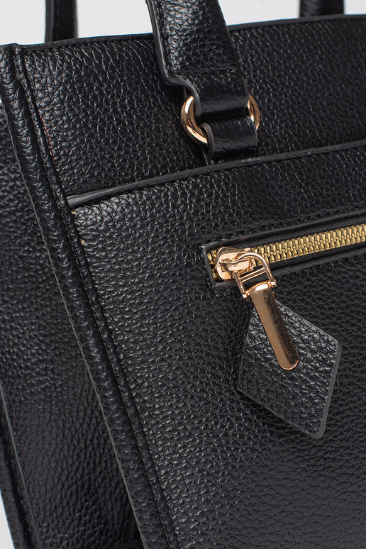 Zwarte tas met rits Zwarte tas met rits