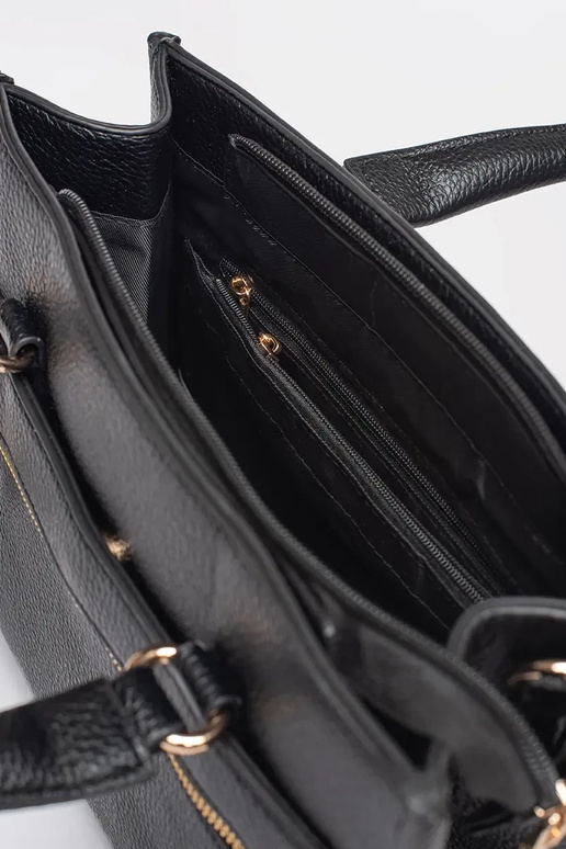 Zwarte tas met rits Zwarte tas met rits