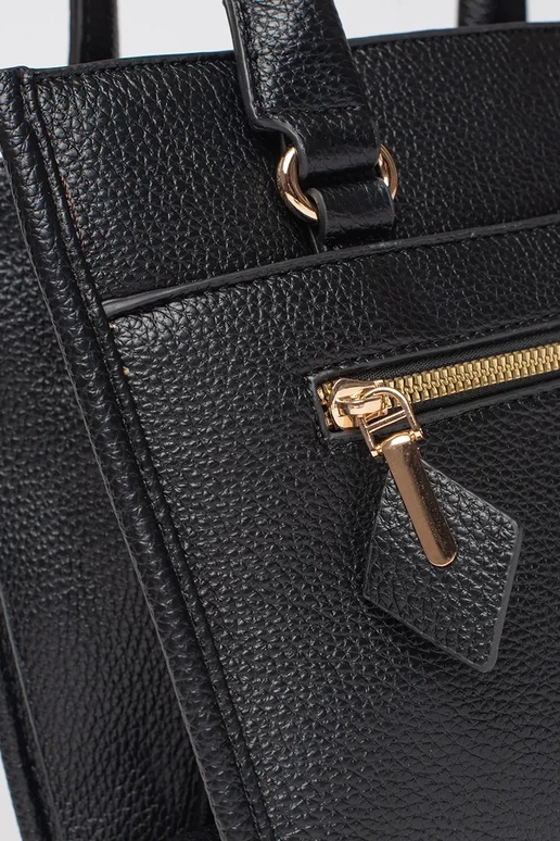 Zwarte tas met rits Zwarte tas met rits