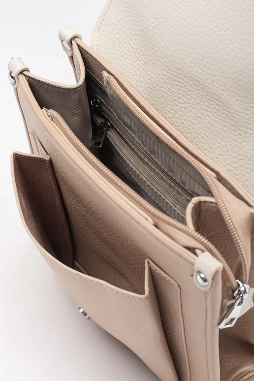 Ivoor kleurige rugzak