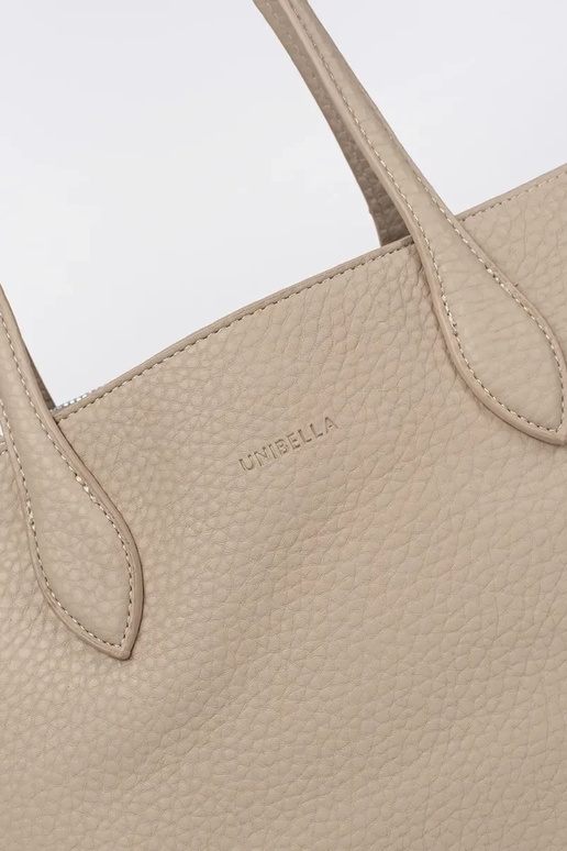 ivoren handtas shopper van eco-leer