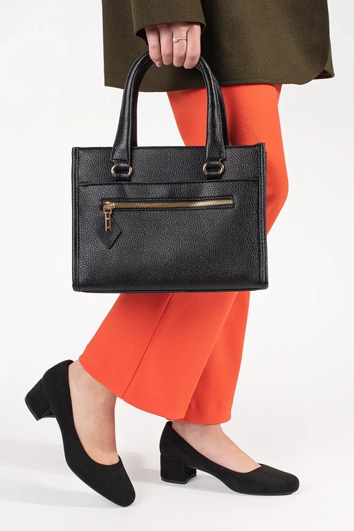 Zwarte suède hakken op hak Sergio Leone Zwarte suède hakken op hak Sergio Leone