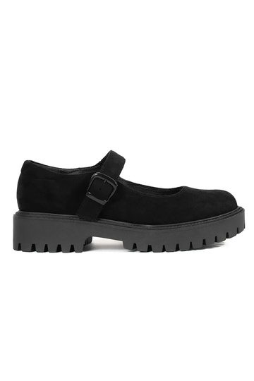 Zwarte halfhoge schoenen...
