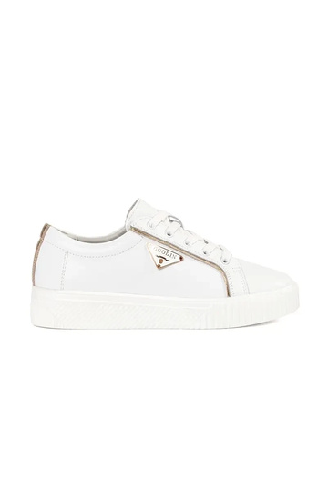 Leer witte kleur Sneakers...
