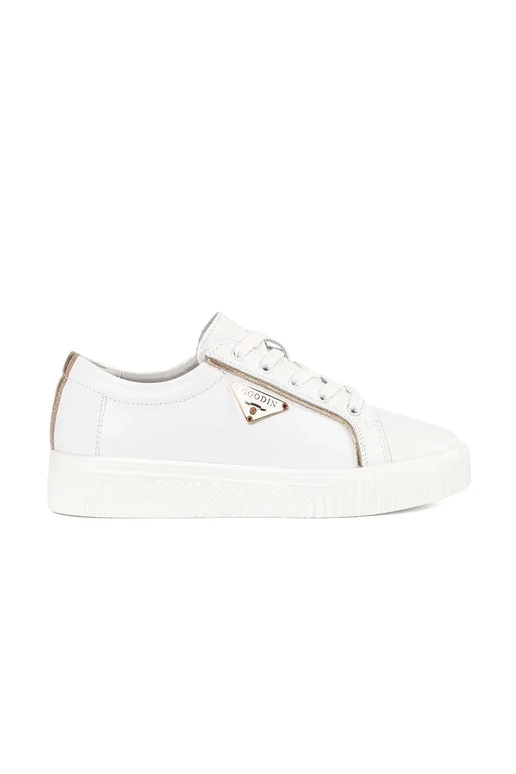 Leer witte kleur Sneakers model... Leer witte kleur Sneakers model...
