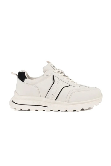 Leren sportschoenen op...