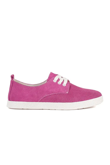 Roze ajour schoenen van...