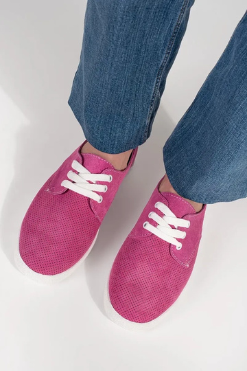 Roze ajour schoenen van... 2