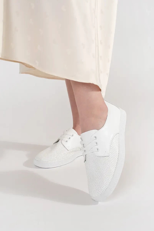 Witte ajour sportschoenen van...