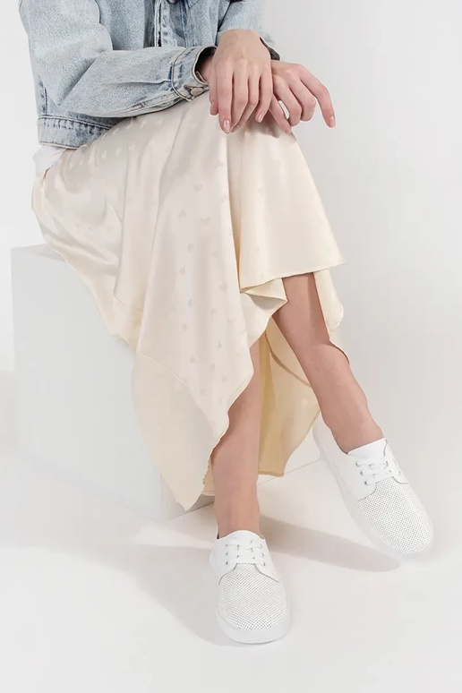 Witte ajour sportschoenen van...