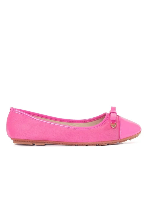 Roze ballerina's van lakleer met...