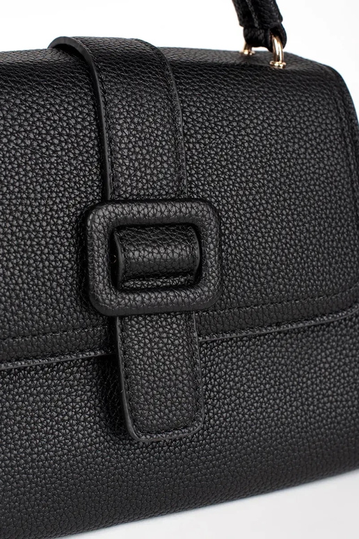 Zwarte kleine tas met gouden elementen