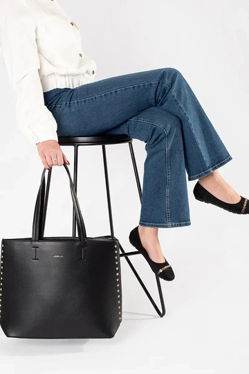 grote zwarte shopper tas... 2