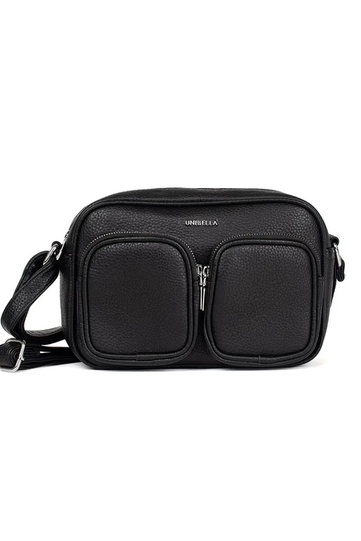 zwarte kleine tas met zakken