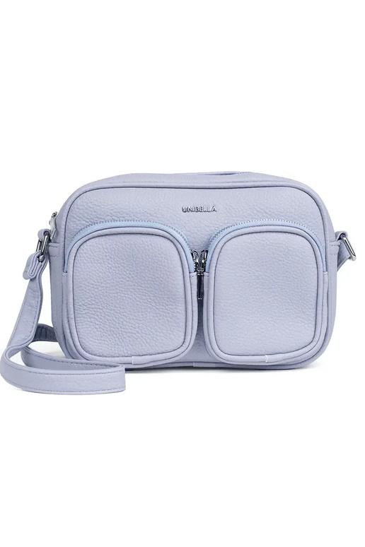 Klein handtasje in paars met zakjes