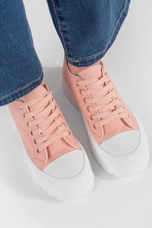 Klassieke schoenen met platform in...