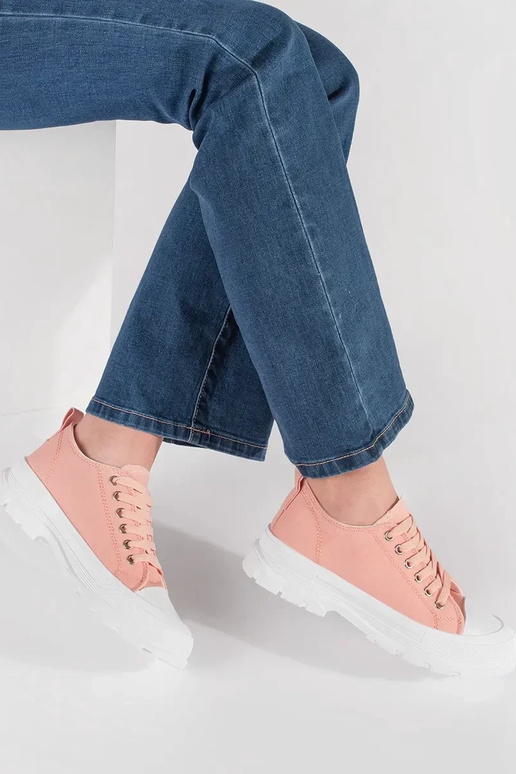 Klassieke schoenen met platform in...