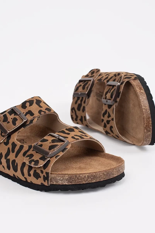 Dames Slippers van Leer met... Dames Slippers van Leer met...