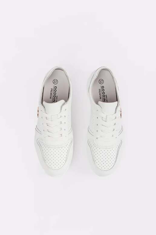 witte sneakers van echt leer witte sneakers van echt leer