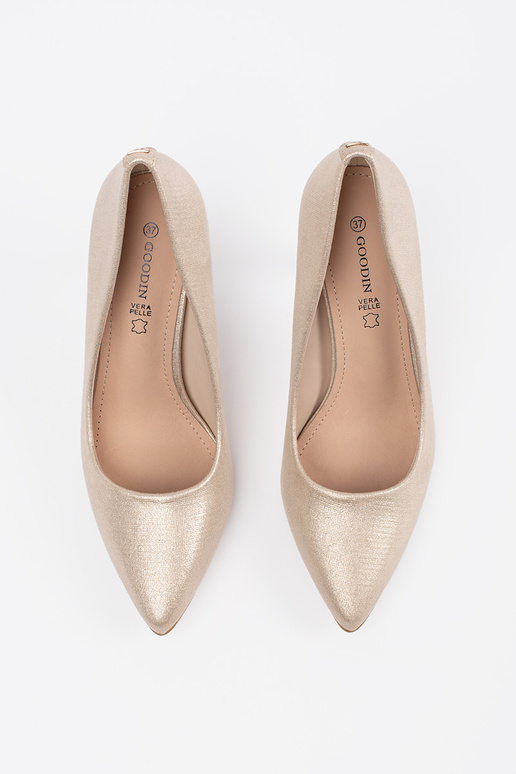 Zand Glanzende Hakken